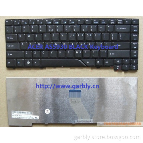 Laptop Keyboards for Acer Aspire 5930 Glossy Black Us Notebook Keyboard